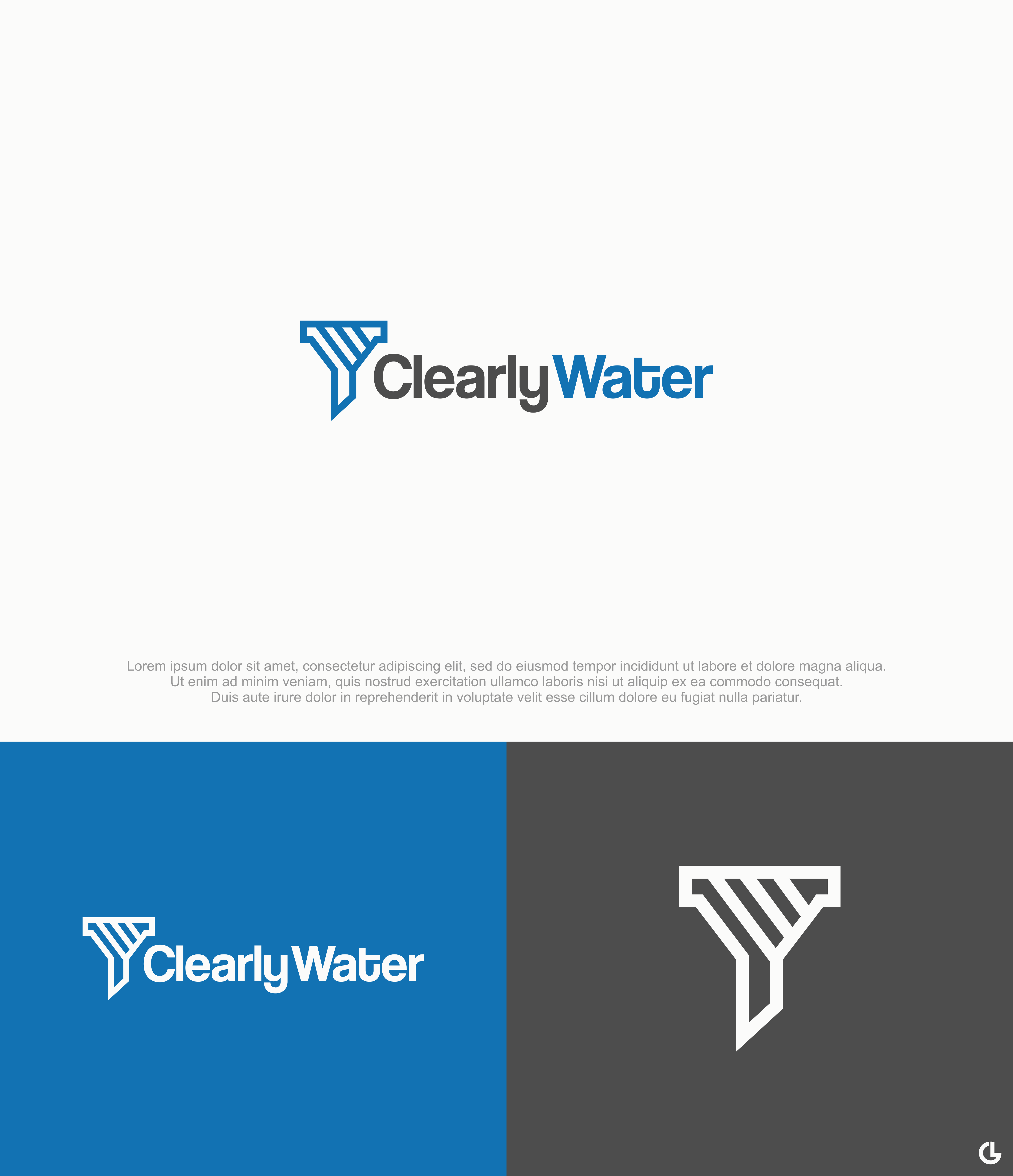 Logo Design by R!CKY for Clearly Water | Design #25366105