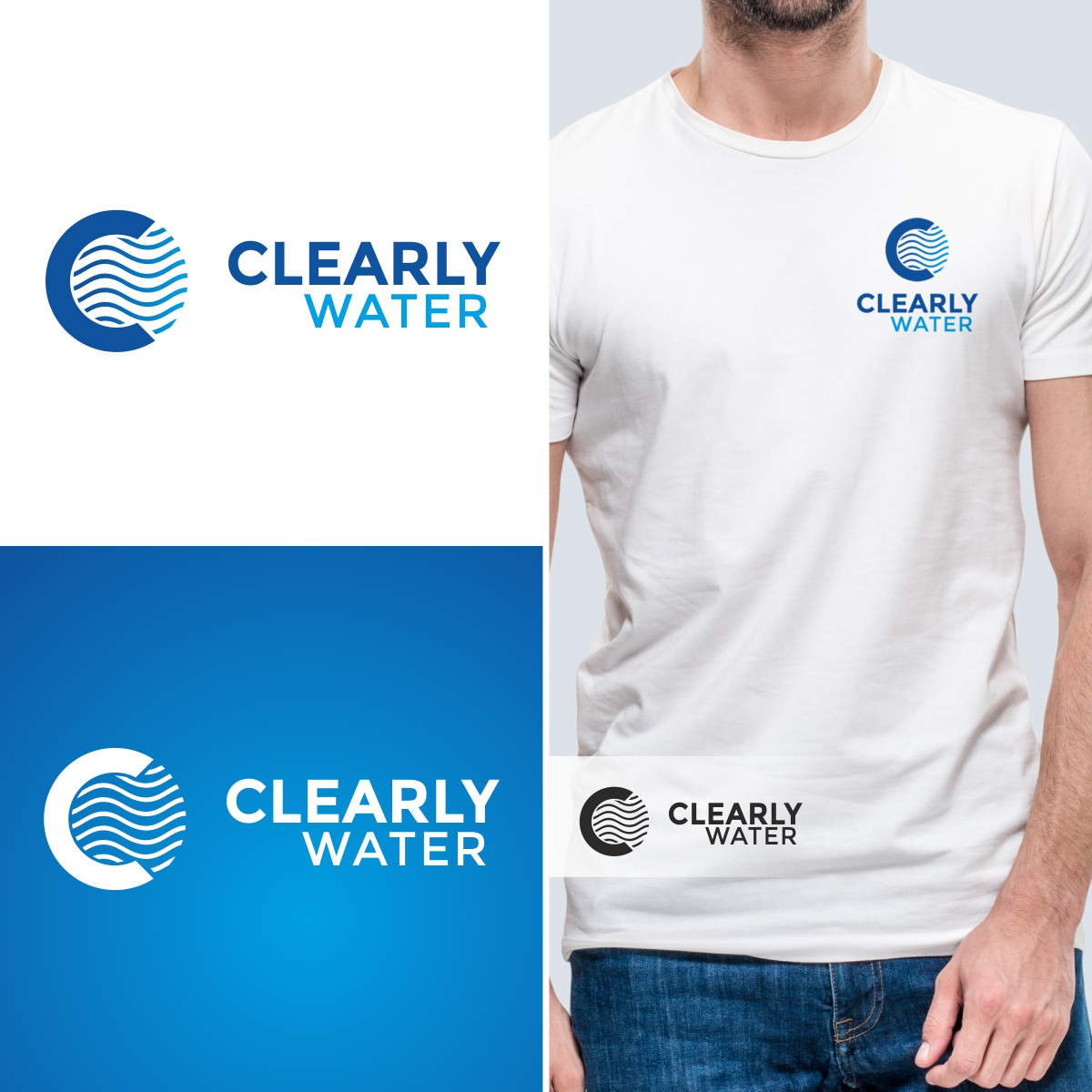 Logo Design by Regh Element for Clearly Water | Design #25376425