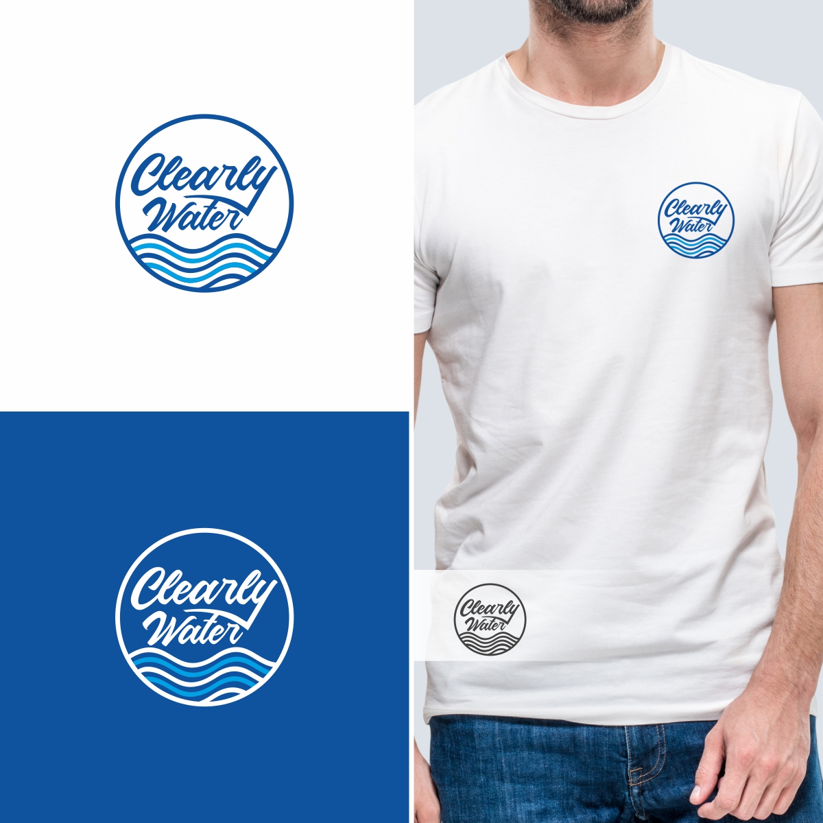 Logo Design by Regh Element for Clearly Water | Design #25376436