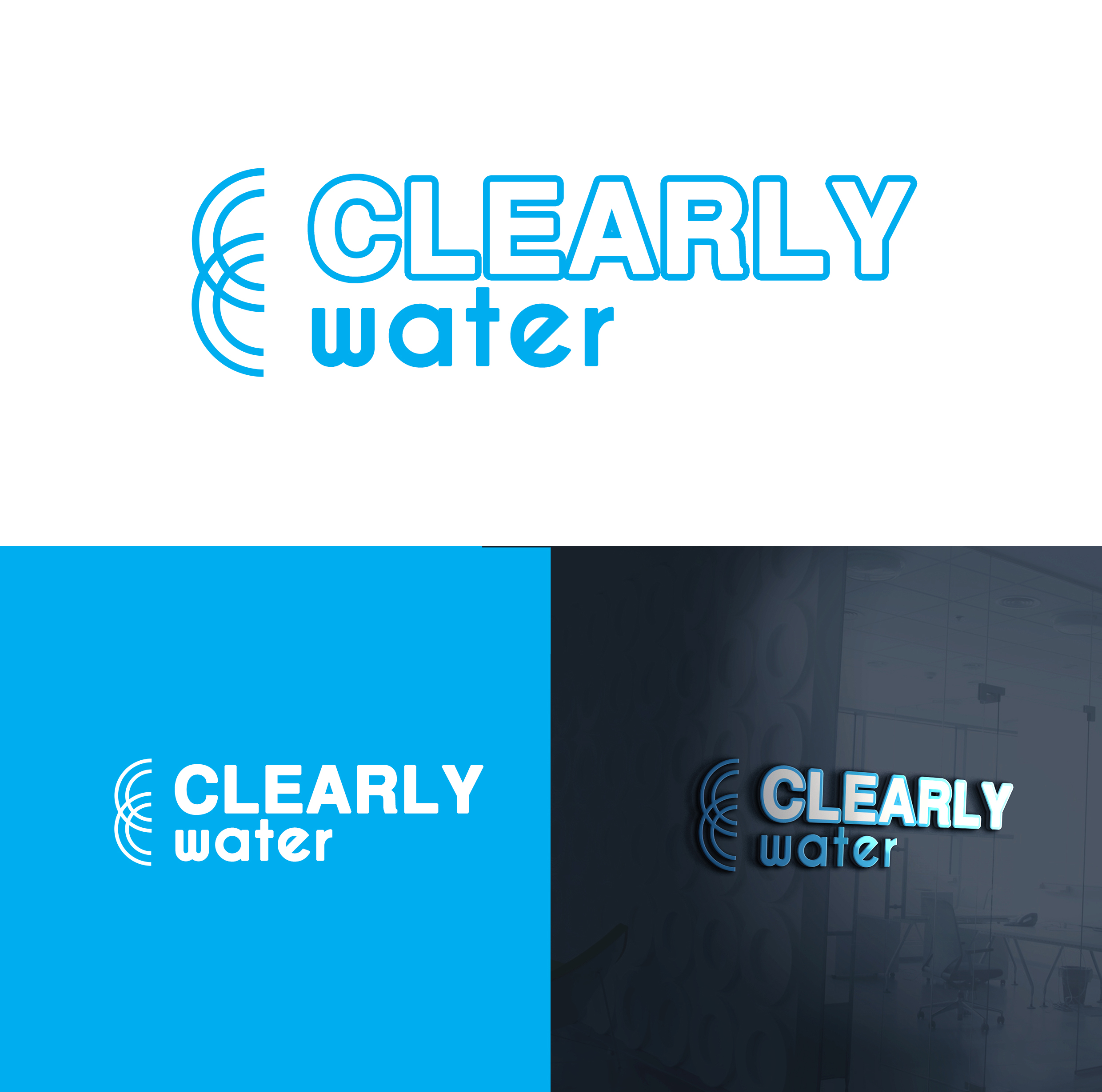 Logo Design by Rapiyudi for Clearly Water | Design #25373020
