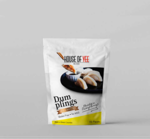 Healthy Frozen Gluten Free Dumplings | Diseño de Empaque por Soluciones Creativas