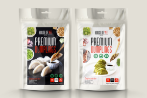 Healthy Frozen Gluten Free Dumplings | Diseño de Empaque por SAI DESIGNS
