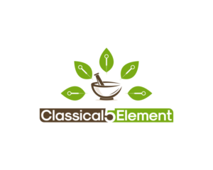 Mary Z. McCullough Classical Five Element Acupuncture  // or use number 5 instead of spelling out Five | Logo Design by creativiti