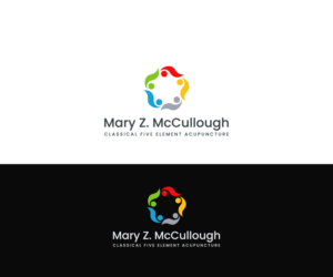 Mary Z. McCullough Classical Five Element Acupuncture  // or use number 5 instead of spelling out Five | Logo Design by anico