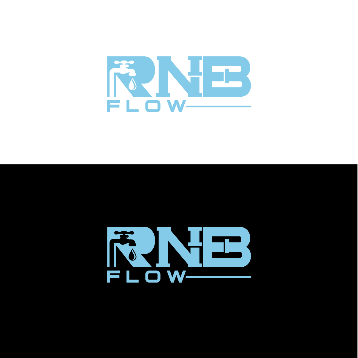 Logo Design by Graphic Bricks for RNB FLOW | Design #25361736