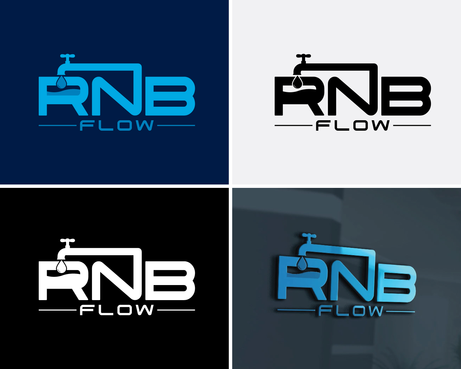 Design de Logo par Atec pour RNB FLOW | Design #25358687