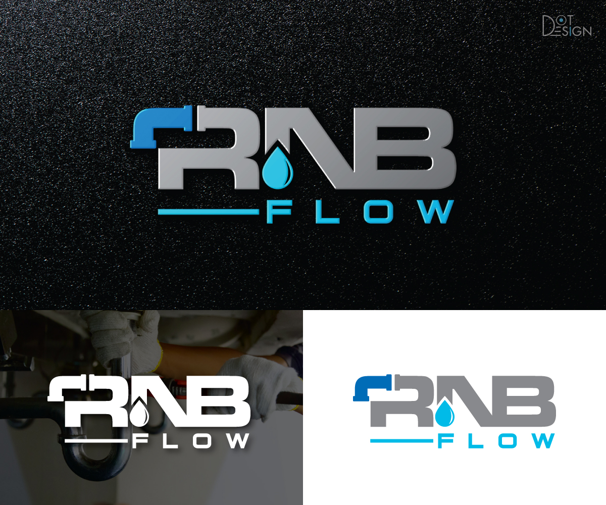 Logo Design by Dot Design 3 for RNB FLOW | Design #25357747
