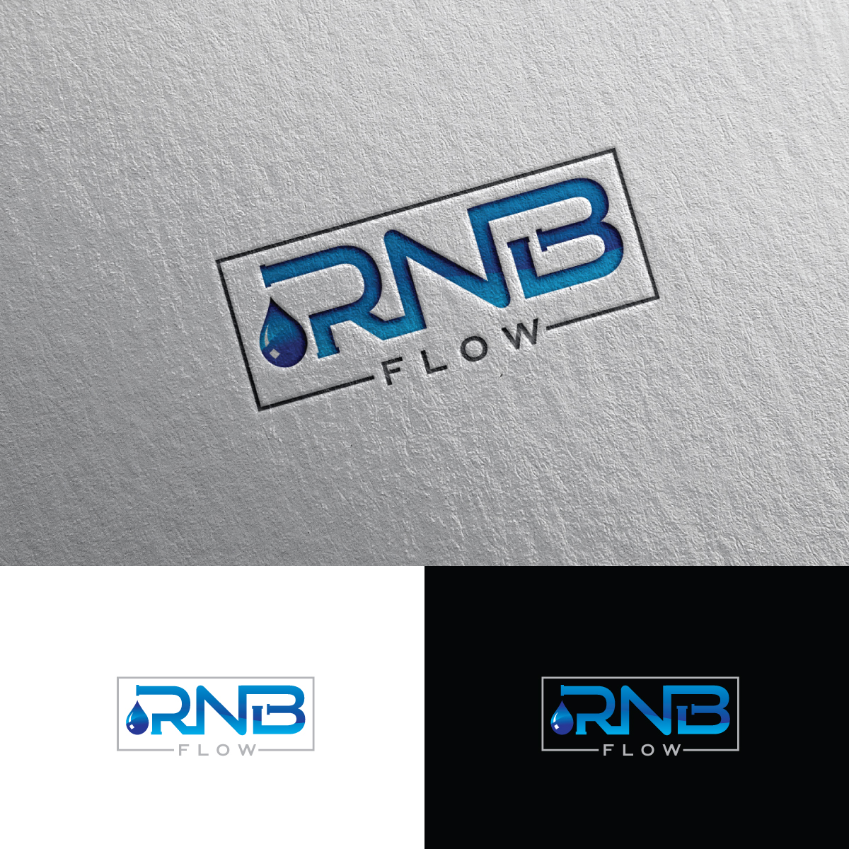 Logo Design by Rii for RNB FLOW | Design #25359039