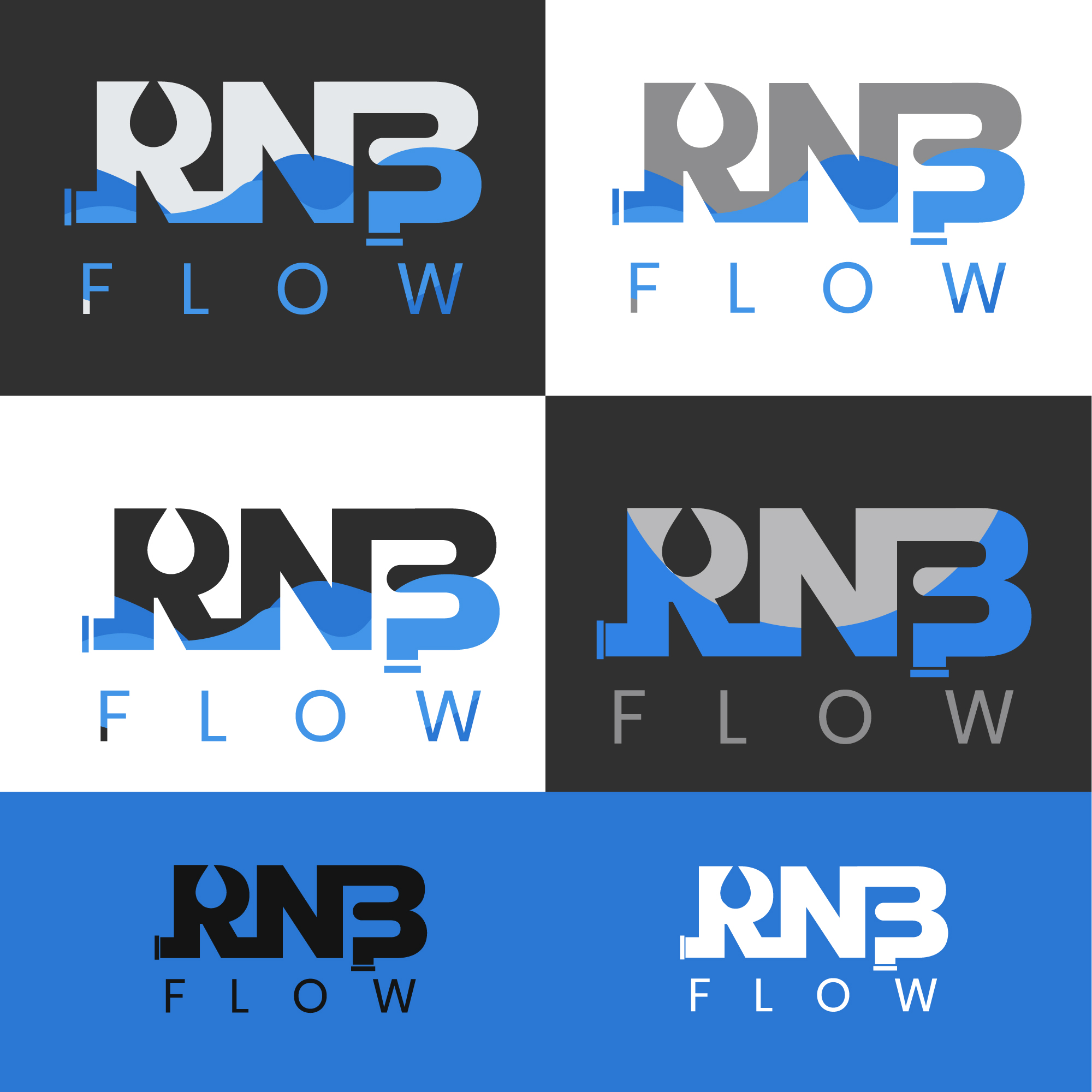 Logo Design by nurulhasan.iou for RNB FLOW | Design #25358338
