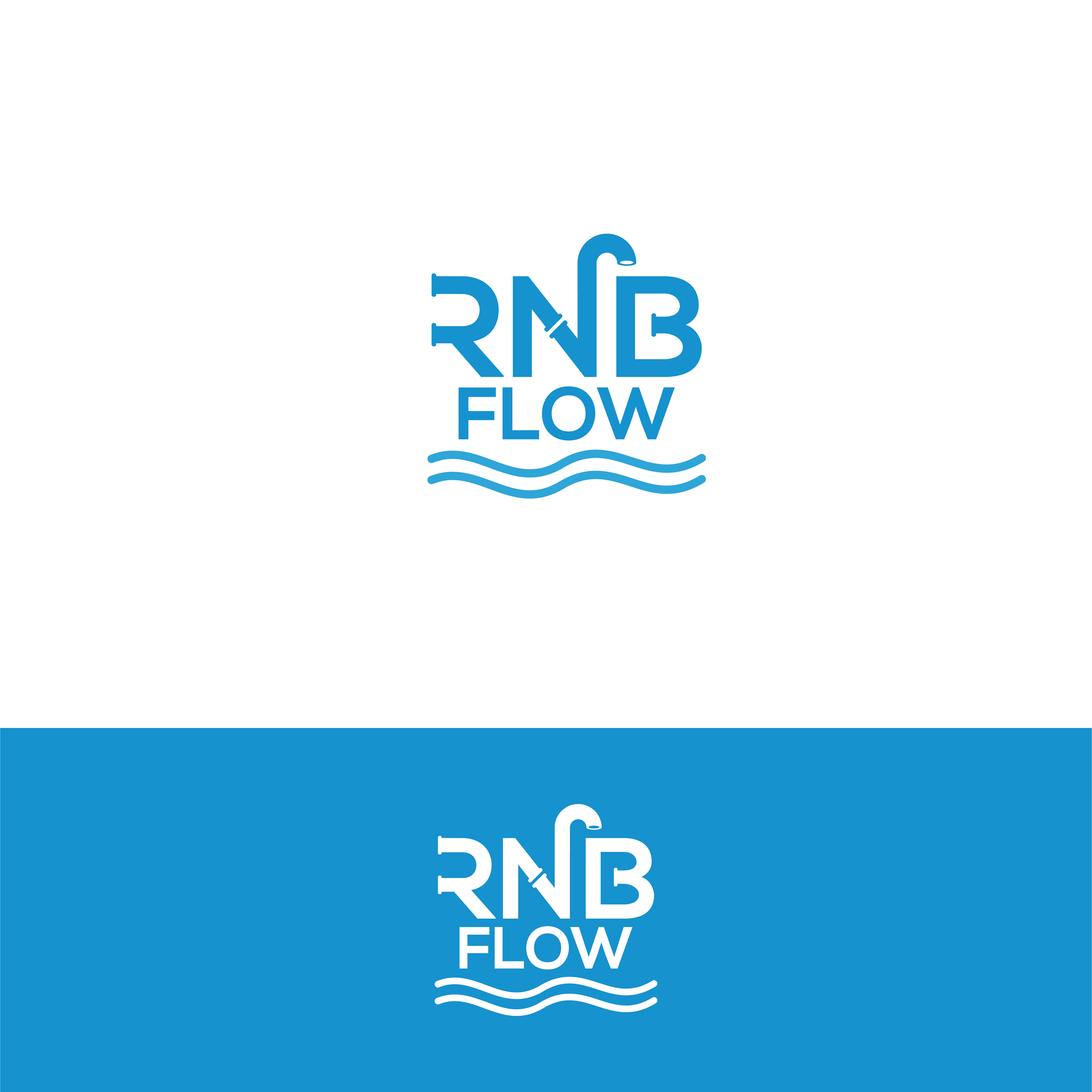 Logo Design by SpaceM for RNB FLOW | Design #25362214