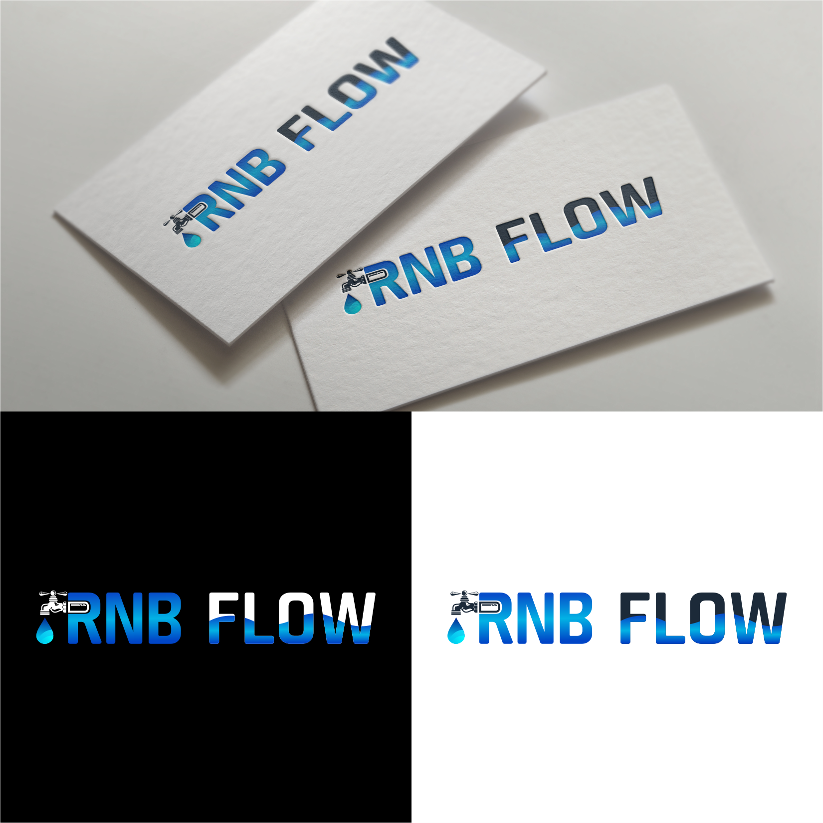 Logo Design by Ruminem for RNB FLOW | Design #25358048