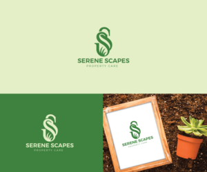 Serene Scapes Property Care | Logo Design by FourtuneDesign