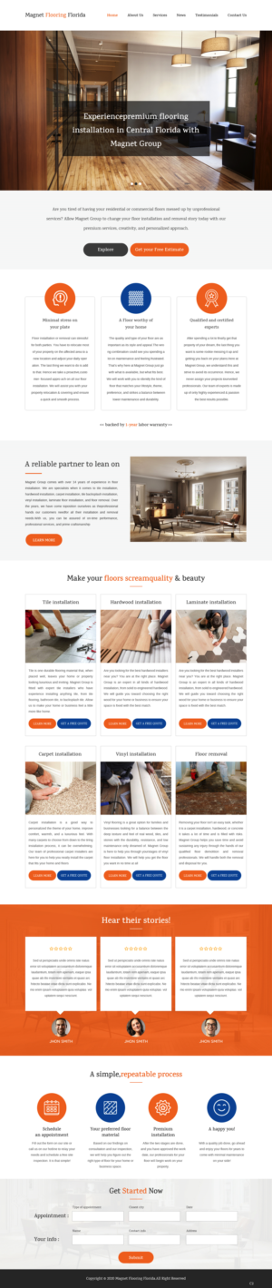 Web Design by pb for this project | Design #25362401