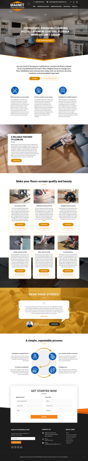 Web Design par pb pour ce projet | Design : #25362402