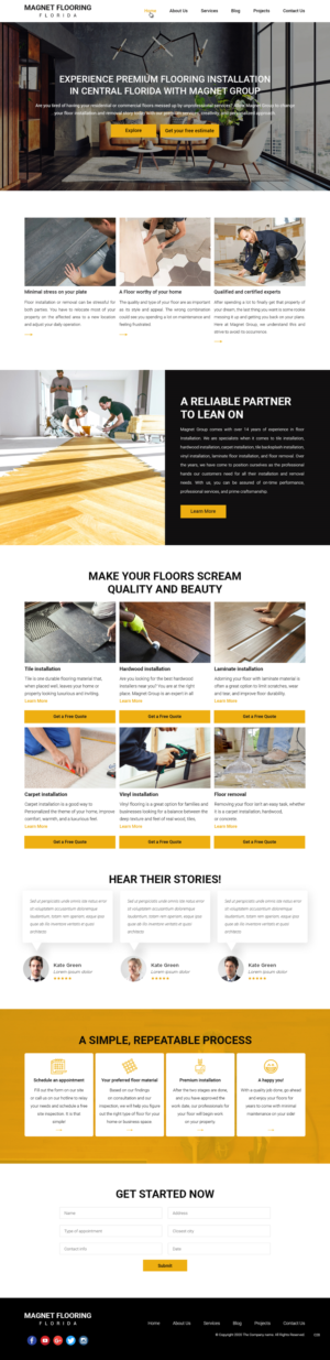 Web Design par pb pour ce projet | Design : #25362408