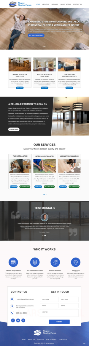 Web Design par pb pour ce projet | Design : #25362409