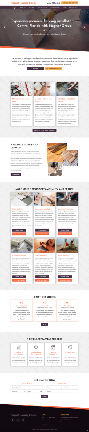 Web Design par pb pour ce projet | Design : #25362419