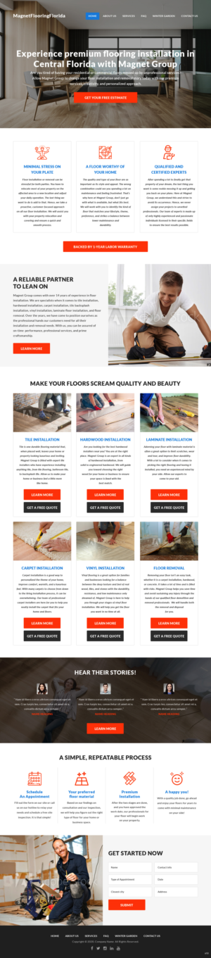 Web Design par pb pour ce projet | Design : #25362421