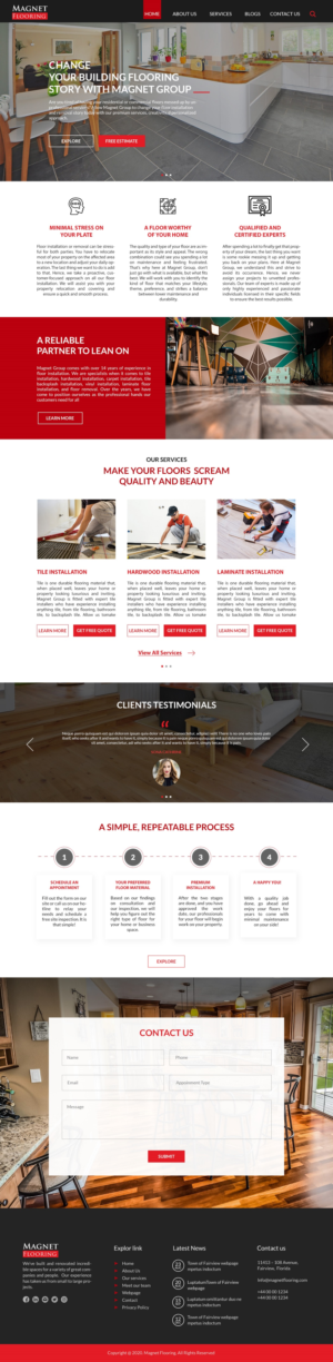 Web Design by Creative Slices for this project | Design #25390199