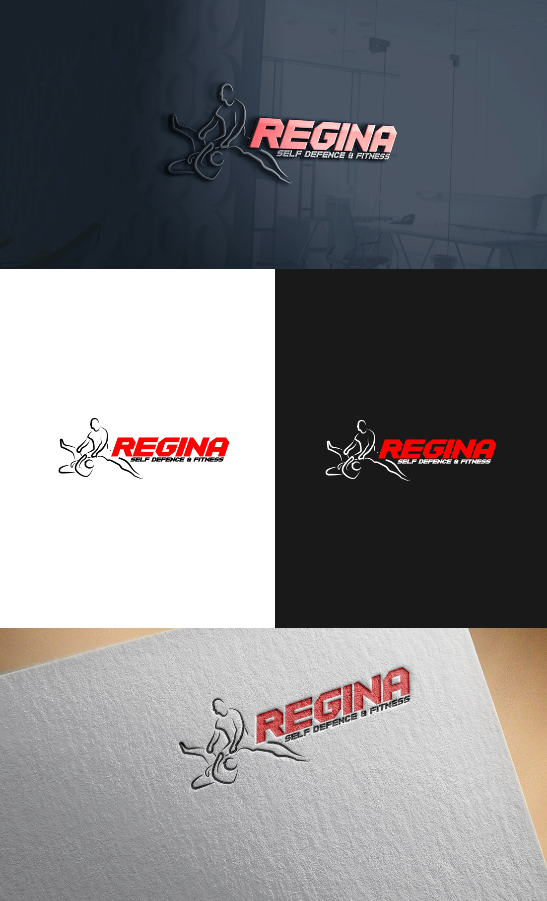 Logo Design by GLDesigns for Regina Self Defence & Fitness Academy | Design #25362820