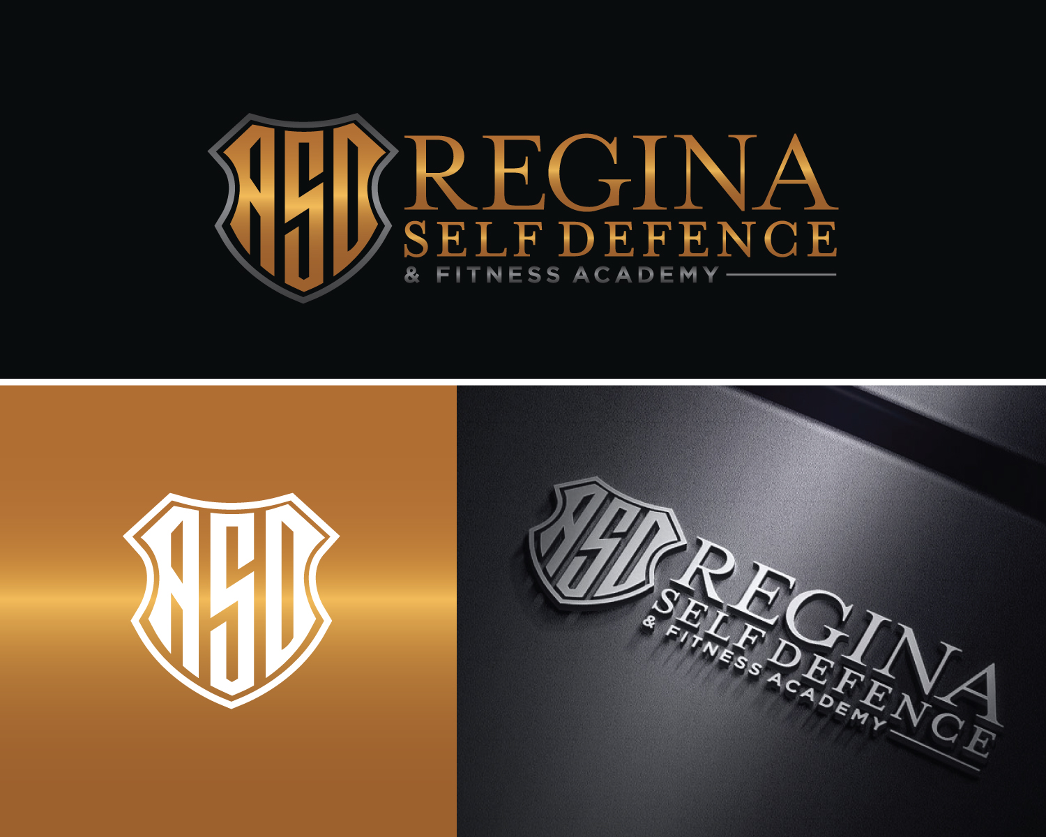 Logo Design by Atec for Regina Self Defence & Fitness Academy | Design #25369053