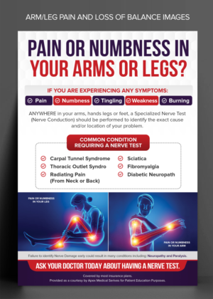 Arm/Leg Pain and Loss of Balance Images | Graphic Design by ARTOGRAPHY
