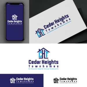 Cedar Heights Townhomes - An Elevate Capital Group Community | Logo Design by ICKE