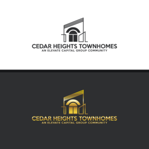 Cedar Heights Townhomes - An Elevate Capital Group Community | Logo Design by Graphic Bricks