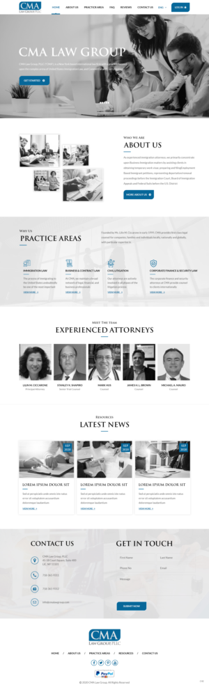 Web Design by pb for CMA Law Group, PLLC | Design: #25368497