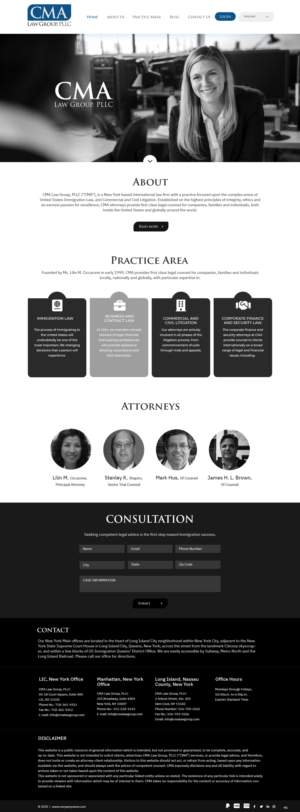 Web Design by pb for CMA Law Group, PLLC | Design: #25368498