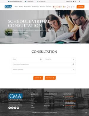 Web Design by pb for CMA Law Group, PLLC | Design: #25427544