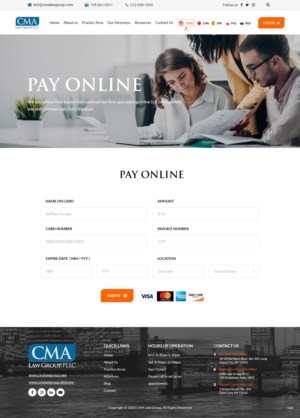 Web Design by pb for CMA Law Group, PLLC | Design: #25427545