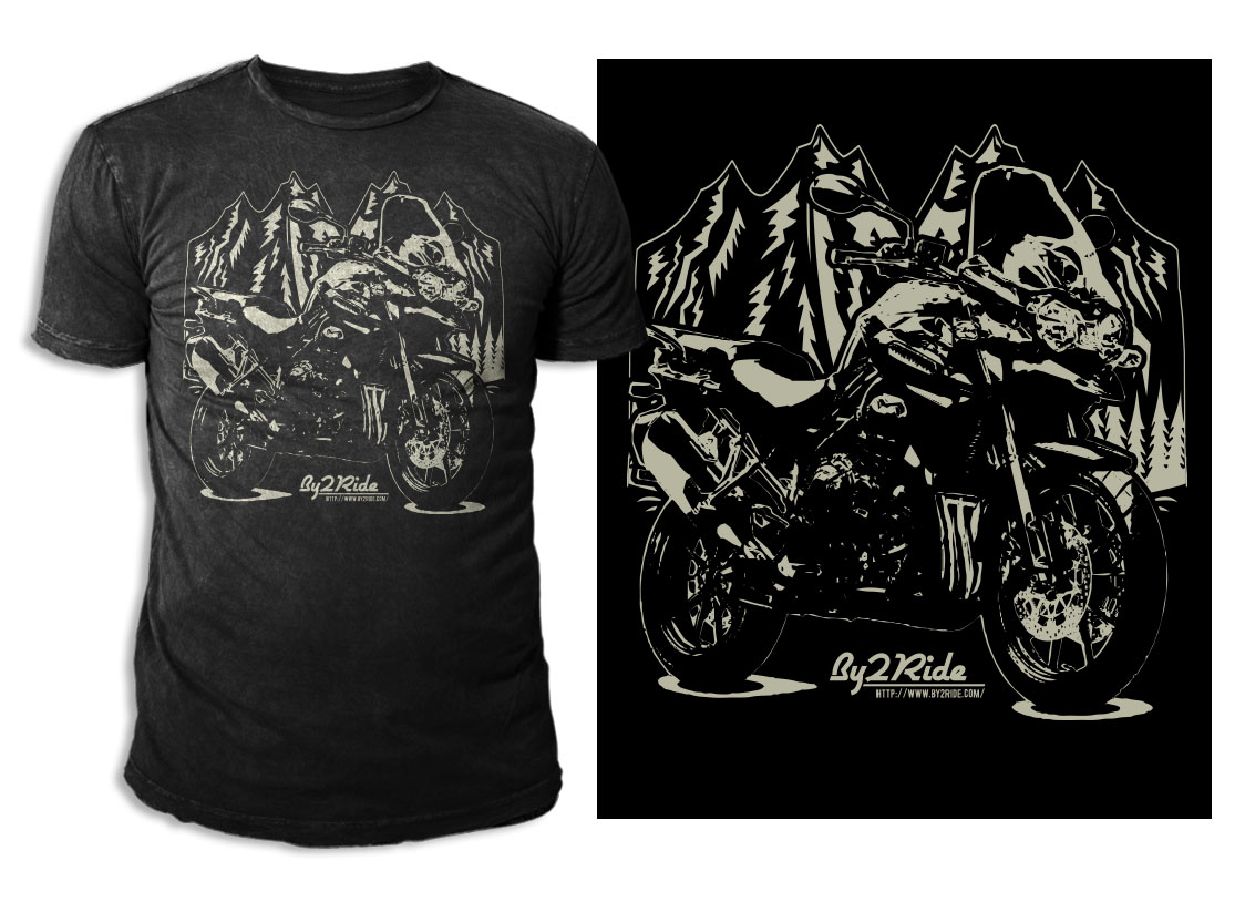 T-shirt Design by swo0osh for By2ride | Design #3145330
