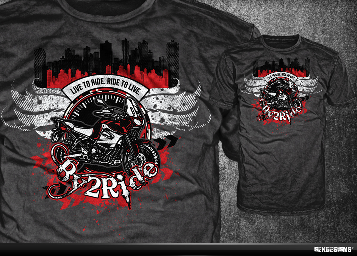 T-shirt Design by gekgrfx for By2ride | Design: #3176525