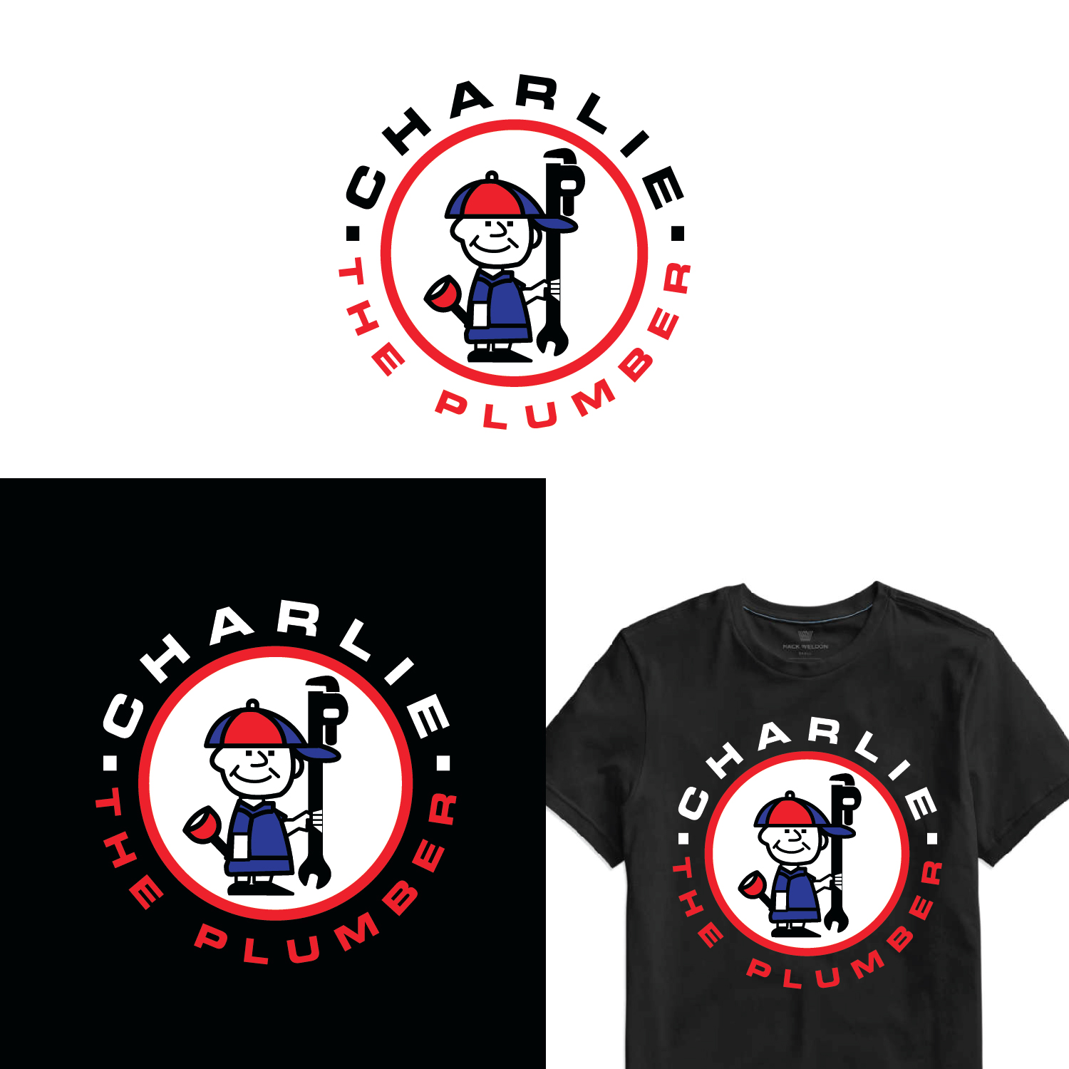 Logo Design by emptyboxgraphics for CHARLIE THE PLUMBER | Design #25367217