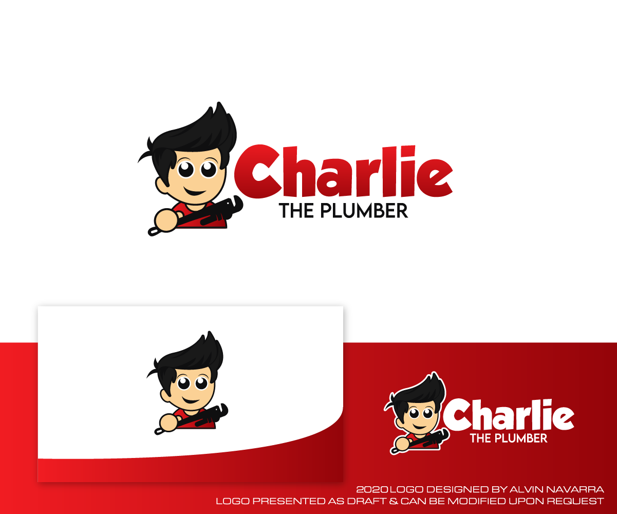 Logo Design by alvinnavarra for CHARLIE THE PLUMBER | Design #25378778