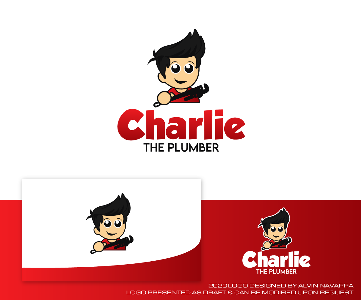 Logo Design by alvinnavarra for CHARLIE THE PLUMBER | Design #25378784
