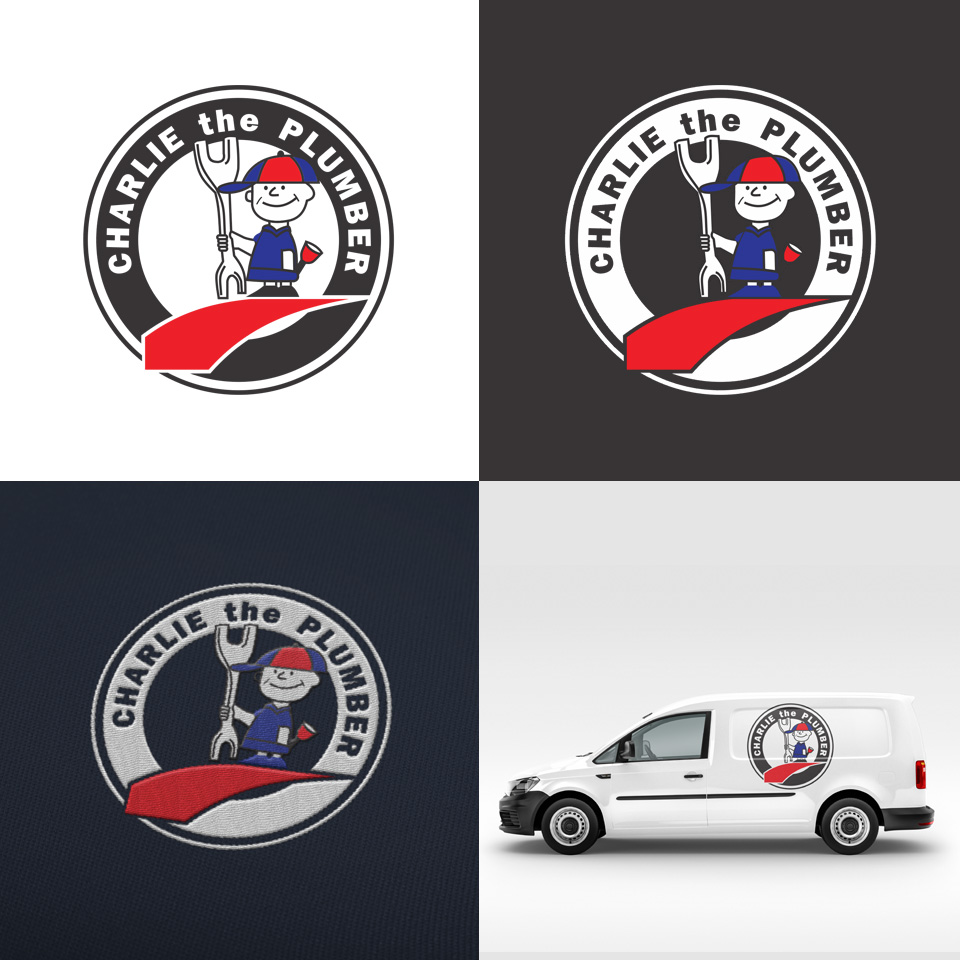 Logo Design by r. ilham for CHARLIE THE PLUMBER | Design #25411391