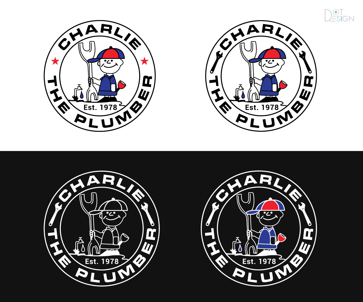 Logo Design by Dot Design 3 for CHARLIE THE PLUMBER | Design #25552723