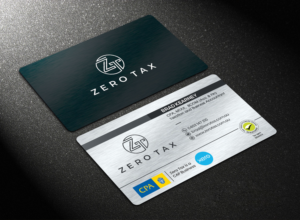 Business Card Design by Sandaruwan for Zero Tax | Design #25379028