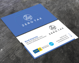 Business Card Design by Verified artistry (Design garden) for Zero Tax | Design: #25389316