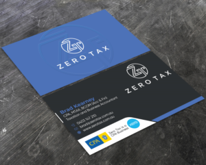 Business Card Design by Verified artistry (Design garden) for Zero Tax | Design: #25389318