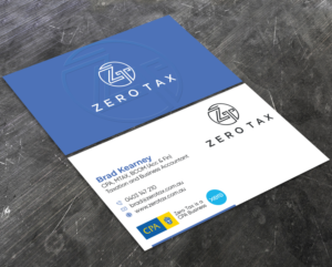 Business Card Design by Verified artistry (Design garden) for Zero Tax | Design: #25389319