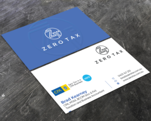 Business Card Design by Verified artistry (Design garden) for Zero Tax | Design: #25389324