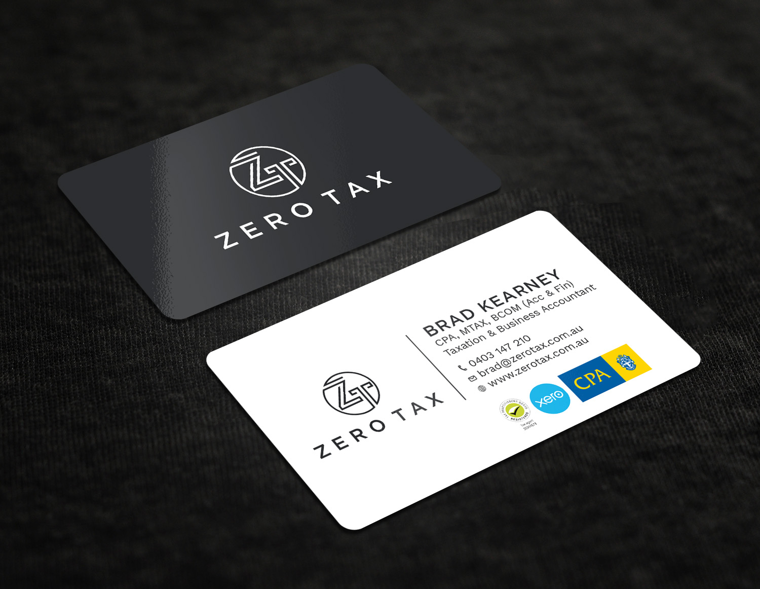 Visitenkarten-Design von Tripti Ranjan Gain für Zero Tax | Design #25366434