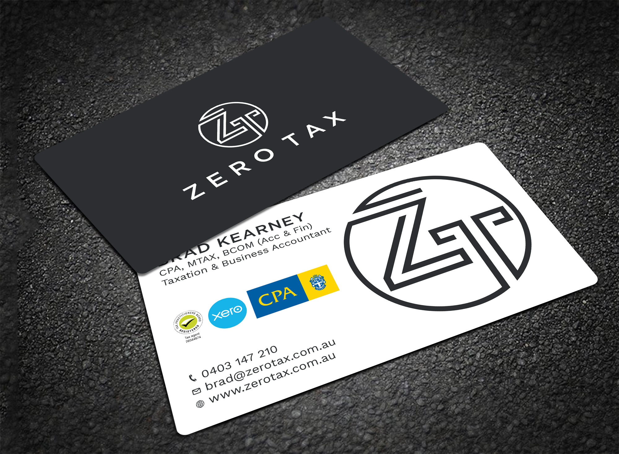 Visitenkarten-Design von Tripti Ranjan Gain für Zero Tax | Design #25366437