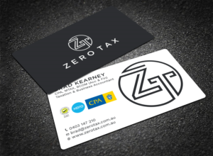 Business Card Design by Tripti Ranjan Gain for Zero Tax | Design: #25366437