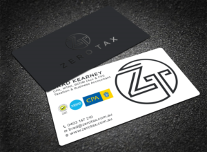 Business Card Design by Tripti Ranjan Gain for Zero Tax | Design: #25366438