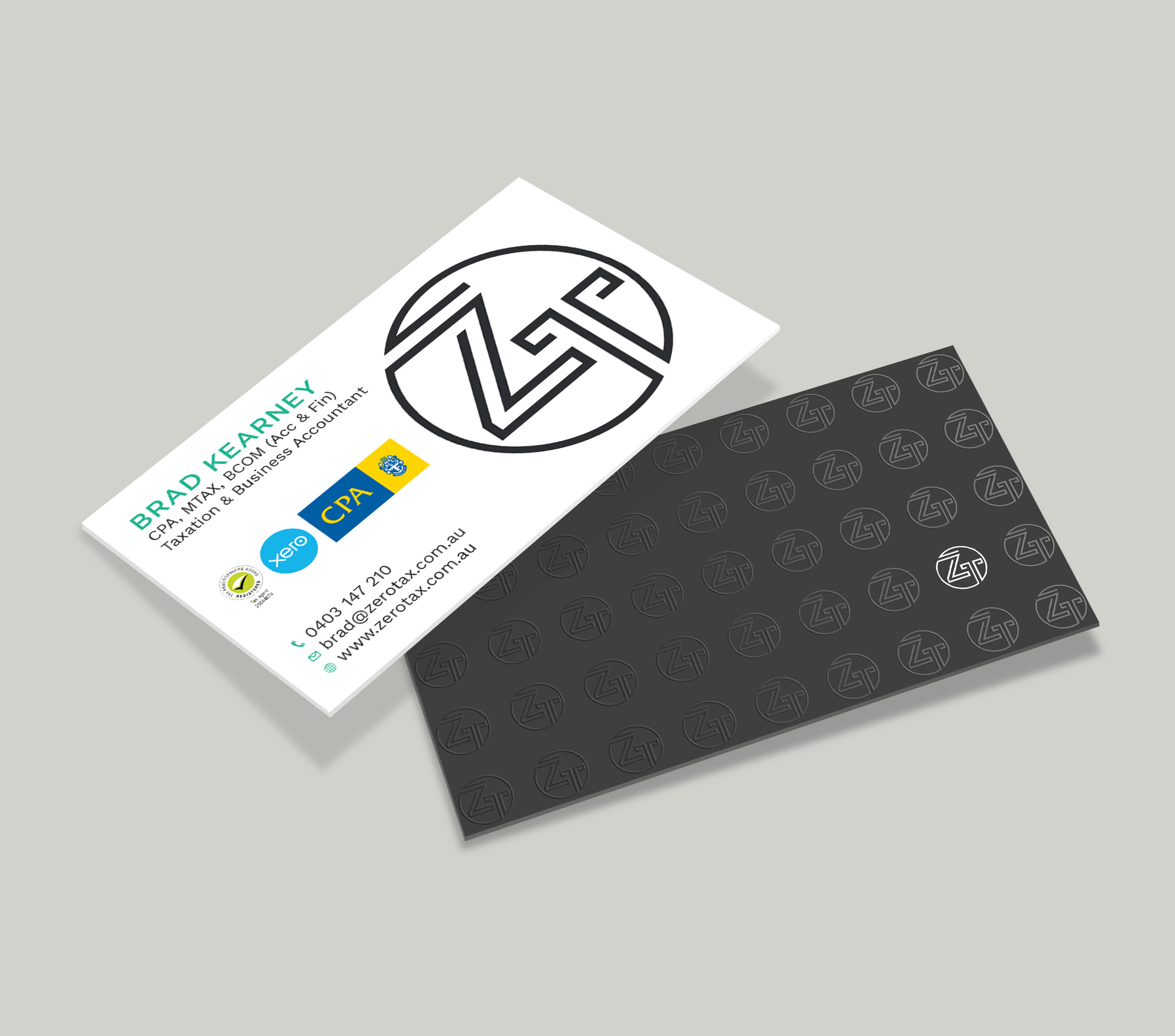 Visitenkarten-Design von Tripti Ranjan Gain für Zero Tax | Design #25366449