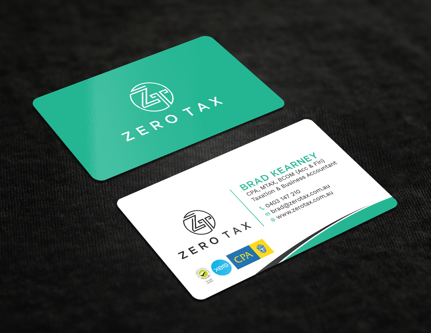 Business Card Design by Tripti Ranjan Gain for Zero Tax | Design #25366451